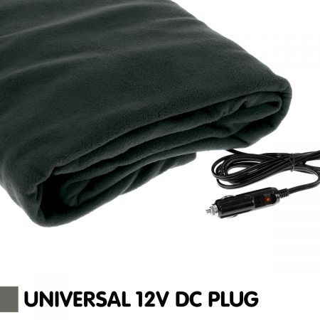 Heated Throw Blanket,Rapid Heating Soft Plush Washable Electric Blanket 43.31x57.09in Navy Blue Warm Blankets for Universal Use in All 12V Cars 