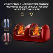 Homasa Foot Massage Machine Leg and Calf Massager Therapeutic Massaging Red