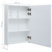 LED Bathroom Mirror Cabinet 50x13x70 cm