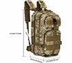 Trekking Rucksack, Military Backpack 25L Army Rucksack MOLLE(camouflage color)