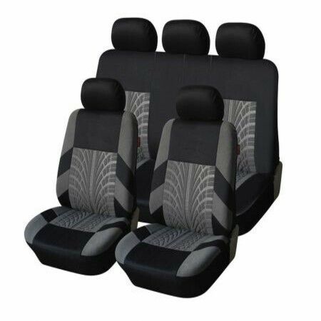 Car Seat Covers Full Set, Front Bucket Seat Covers with Split Bench Back Seat Covers For Cars