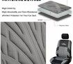 Car Seat Covers Full Set, Front Bucket Seat Covers with Split Bench Back Seat Covers For Cars