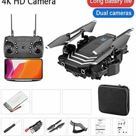 Foldable Drone Mini Drone with 4K Hd Camera Ls11 Rc Quadcopter Remote Control Drone Headless Mode for Kids Adults Beginners