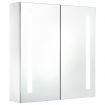 LED Bathroom Mirror Cabinet 60x14x62 cm