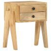 Bedside Cabinet 40x35x50 cm Solid Mango Wood