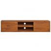 Wall-mounted TV Cabinet 135x30x30 cm Solid Teak Wood