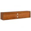 Wall-mounted TV Cabinet 135x30x30 cm Solid Teak Wood