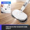 Cordless Electric Floor Mop Cleaner Polisher Sweeper Washer with Cleaner Bucket