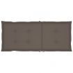 Garden Chairs 2 pcs with Taupe Cushions Solid Teak Wood