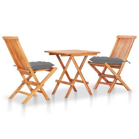 outdoor teak bistro table and chairs