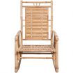 Rocking Chair with cushion Bamboo