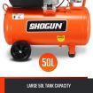 Portable 50L 3Hp Air Compressor W/2 Vents  For Inflate Tyre,Fill Gas Cylinder,Blow Air Tools