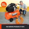 Portable 50L 3Hp Air Compressor W/2 Vents  For Inflate Tyre,Fill Gas Cylinder,Blow Air Tools