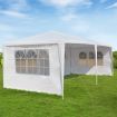 30-Guest 3X6M 90% Uv/Rain Block Wedding Gazebo Tent Party Canopy Marquee W/4 Detachable Wall,Window