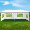 30-Guest 3X6M 90% Uv/Rain Block Wedding Gazebo Tent Party Canopy Marquee W/4 Detachable Wall,Window