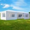 60-Guest 3X9M 90% Uv/Rain Block Wedding Gazebo Tent Party Canopy Marquee W/7 Detachable Wall,Window