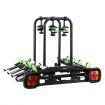 Car 4 Bike Rack Carrier Mount Holder W/ Tail Light,License Plate Frame,Flexible Titling Design