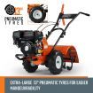 6.5Hp 4-Stroke Electric Garden Cultivator Roto Tiller,35Cm Tilling Depth 50Cm Scope,Easy Operating