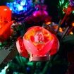 Flower Bouquet Bricks with LED lighting Kit, compatible with 10280 for adult ,Vase  NOT include
