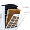 Portable Industrial 50L Wide Angle Evaporative Air Cooler Humidifier W/Vertical Horizontal Air Flow
