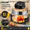 17L 2-3 Times Faster Cooking Halogan Convection Oven Oil Free Stove W/180-Min Timer Low Fat Cooking