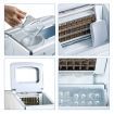 3.2L Portable 13-Min Ice Cube Making Machine,24 Ice Cubes 1 Cycle 13Kg Day,S/M/L Ice Size