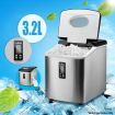 3.2L Portable Only 6-Min Ice Cube Making Machine, 67 Ice Cubes 1 Hour 16.2Kg 1 Day,S/M/L Cube Size