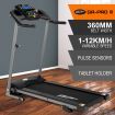 0.8Hp 1-12Km/H Speed Foldable Treadmill Running Machine W/36Cm Width Belt Home Gym Equipment