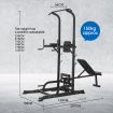 9In1 Home Gym Station For Bench Press,Chin-Up,Dip Station,Pull-Up,Push-Up,Power Rack,Leg Raise Etc