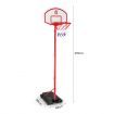 2.7M Height Adjustable Portable Kids Basketball Hoop Stand W/Backboard,Base,Inflator, Great Gift