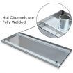 Stainless Kitchen Prep Table Cater Work Bench W/Adjustable Feet For Uneven Floor 183x76.2x90cm