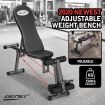 Home Gym Adjustable Weight Bench W/Stretch Elastic Rope For Chest Shoulder Presse,Crunche,Dumbbell