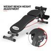 Home Gym Adjustable Weight Bench W/Stretch Elastic Rope For Chest Shoulder Presse,Crunche,Dumbbell