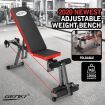 Home Gym Adjustable Weight Bench W/Stretch Elastic Rope For Chest Shoulder Presse,Crunche,Dumbbell