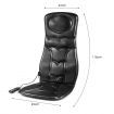 Car Home Office Massage Seat Cushion Include Pulsate,Tap,Roll,Knead,Auto 5 Massage Modes-Pu Leather