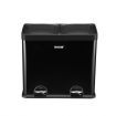 Kitchen 48L Anti Rust Dual Compartment Pedal Bin W/Durable Pp Inner Buckets Good Sealing No Odor