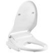 Electric Auto Toilet Seat Bidet Sprayer W/Adjustable Heat/Water Pressure/Temperature Auto Deodorize