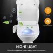 Electric Auto Toilet Seat Bidet Sprayer W/Adjustable Heat/Water Pressure/Temperature Auto Deodorize