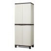 173Cm Weather/Rust Proof Outdoor Lockable Storage Cabinet Garden Cupboard Shed W/Adjustable Shelf