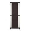 173Cm Weather/Rust Proof Outdoor Lockable Storage Cabinet Garden Cupboard Shed W/Adjustable Shelf