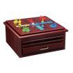 15 Games In 1 Wooden Box Include Chess,Checkers,Solitaire,Backgammon,Tic-Tac-Toe,Parcheesi, Etc.