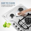 90Cm Ng Lpg 5 Burners Gas Cooktop Hob Stove Easy Clean Stainless Steel Top W/Sai Safe Certification