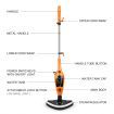 Effective Disinfection Muti Nozzels Steam Mop Cleaner W/Swivel Head For Tight Spaces Easy Reaching