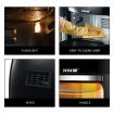 12L Rapid Cooking Oil Free Air Fryer Convection Oven Stove-Rotisserie,Dehydrate,Bake,Reheat-Black