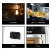 12L Rapid Cooking Oil Free Air Fryer Convection Oven Stove-Rotisserie,Dehydrate,Bake,Reheat-White