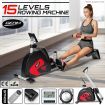 Foldable 15 Level Magnetic Exercise Rowing Machine Home Gym Training Rower W/ Large Lcd Display