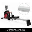 Foldable 15 Level Magnetic Exercise Rowing Machine Home Gym Training Rower W/ Large Lcd Display