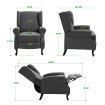 Position Adjustable Sofa Recliner Chair W/ Large Backrest,Thick&High Resilience Foam Padding