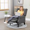 Position Adjustable Sofa Recliner Chair W/ Large Backrest,Thick&High Resilience Foam Padding