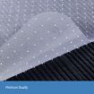 Durable 5Mm Thick High Quality Pvc Clear Carpet Office Chair Mat Carpet Floor Protector-135Cmx114Cm